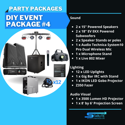 DIY Event Package #4 - Starlite Sales and Rentals