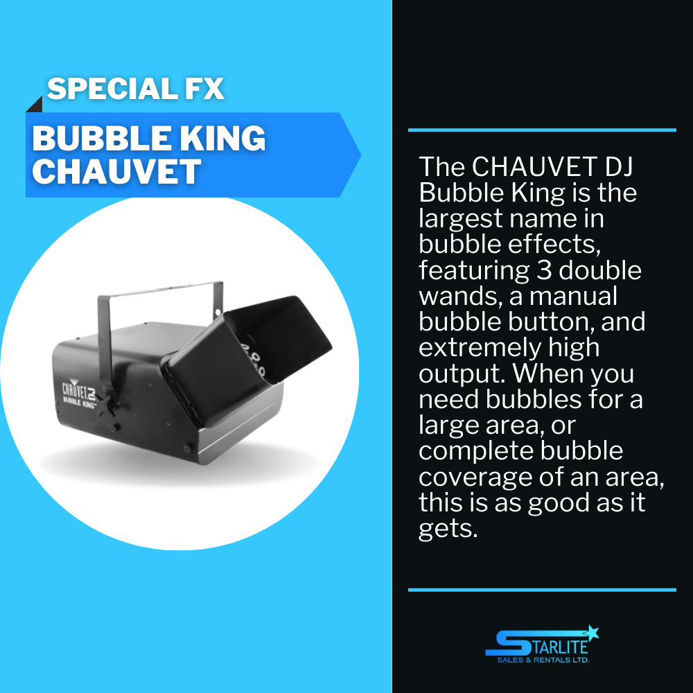 Chauvet Bubble King Starlite Sales and Rentals