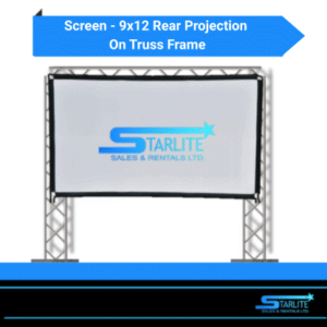 Screen - 9x12 Rear Projection On Truss Frame