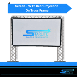 Screen - 9x12 Rear Projection On Truss Frame