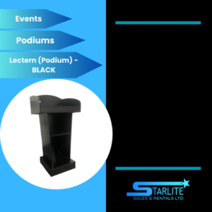 Lectern (Podium) - BLACK
