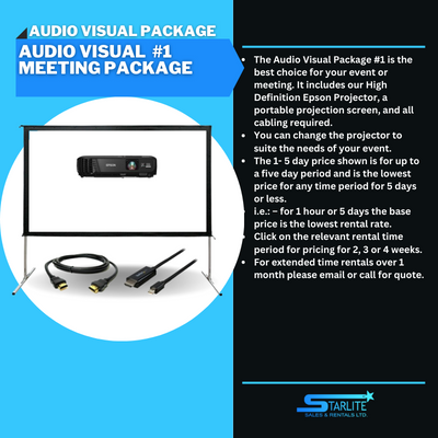 Audio Visual #1 Meeting Package