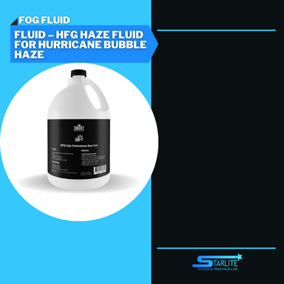 Fluid – HFG Haze Fluid For Hurricane Bubble Haze