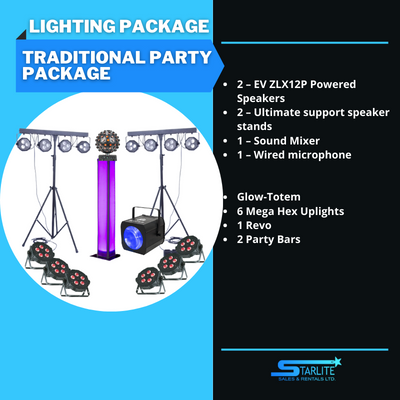 TRADITIONAL PARTY PACKAGE